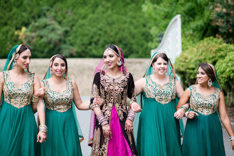 12a indian wedding bridesmaid