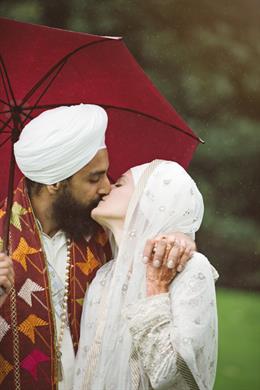 Outdoor Indian Canadian Sikh Wedding by Gurusurya Photography