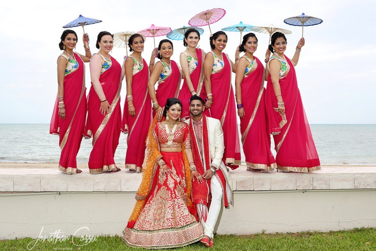 Bridemaids Indian Destination Wedding