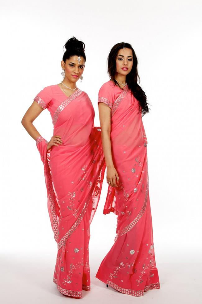 bridesmaid saris