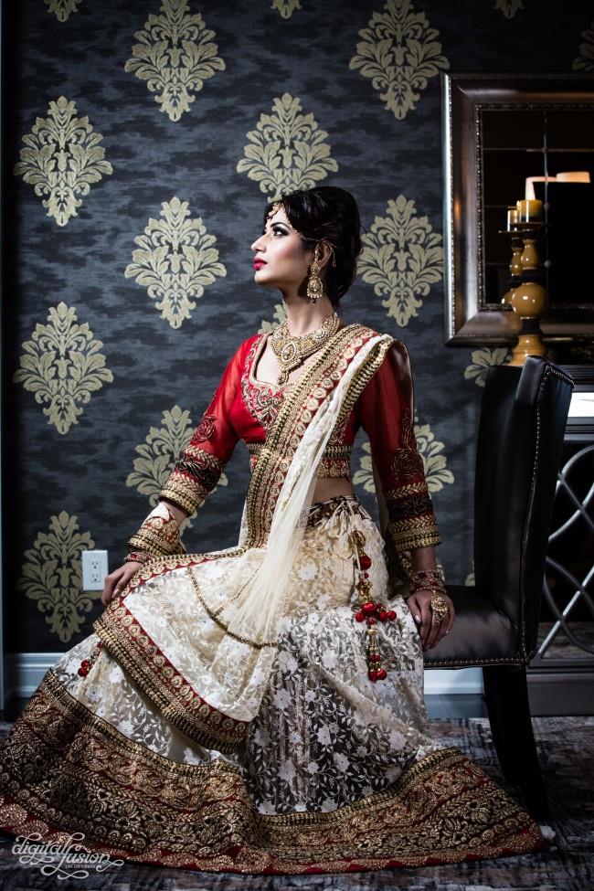indian bridal shoot digital fusion photography