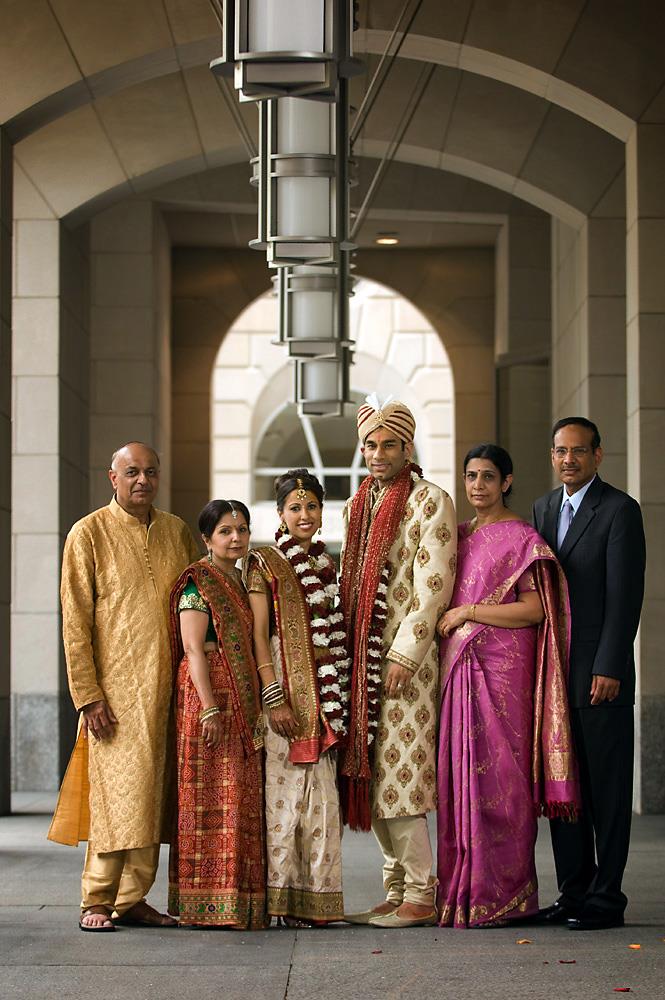indian-bride-and-groom-with-parents