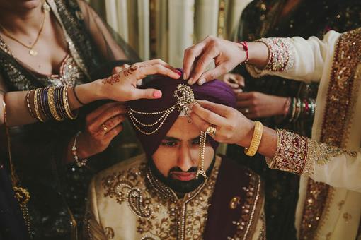 Purple Sikh Indian Wedding - 2