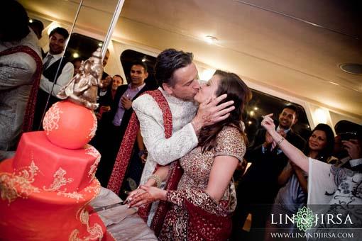 Shalini Vadhera and Tony Potts - Wedding Cake