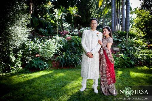 Shalini Vadhera and Tony Potts wedding portrait