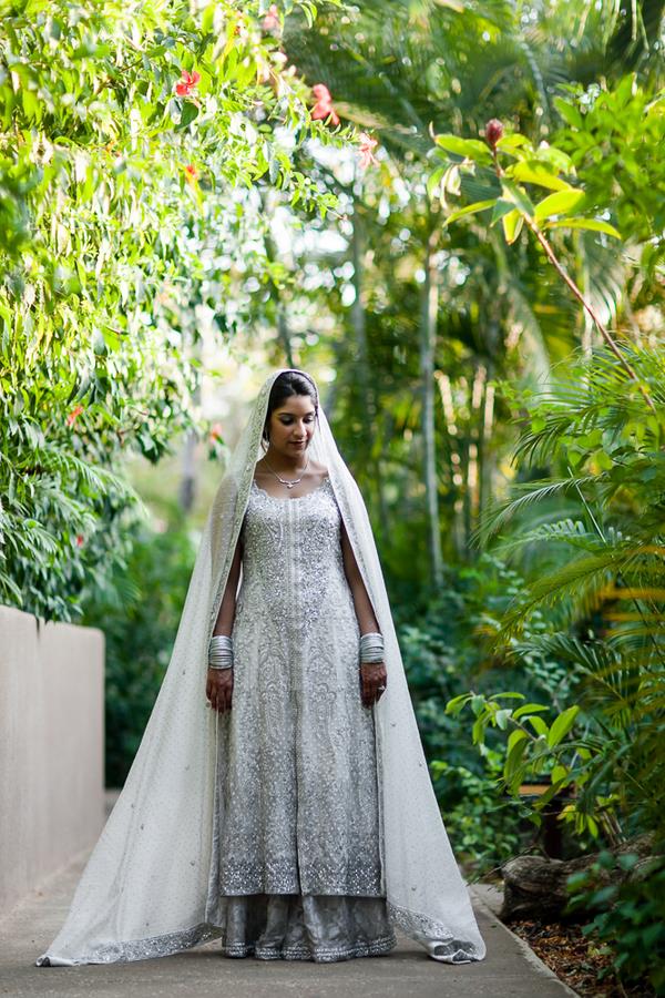 26a indian wedding white bridal gown