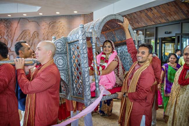 3 indian bride ceremony entrance palki