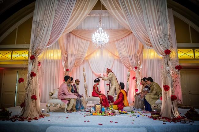 14a indian wedding tented mandap hindu ceremony