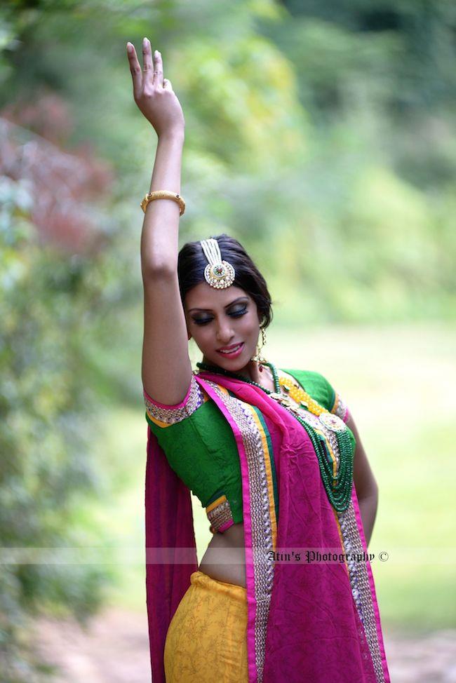6a indian wedding sari and matha patti