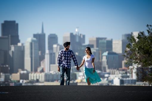San Francisco Indian Engagement by Joseph Pascua Photography