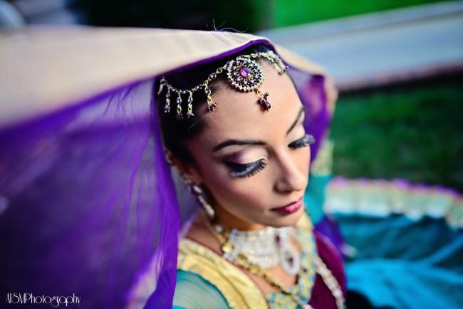 indian wedding makeup and eyelashes