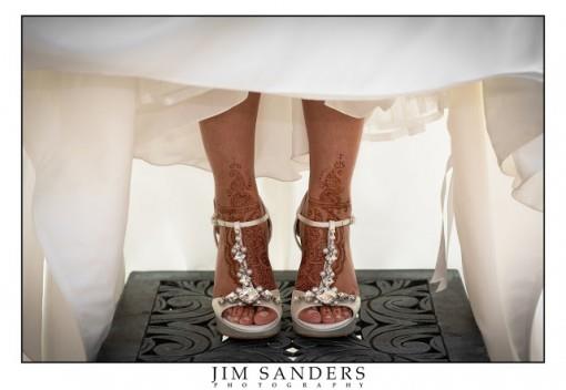 Tuesday Shoesday - Jeweled Sandals & Mehndi Feet