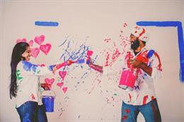 Paint War Themed Engagement Session by A.S. Nagpal Photography