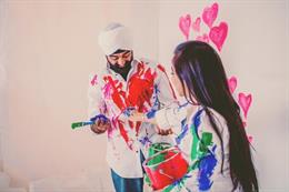 Paint War Themed Engagement Session by A.S. Nagpal Photography