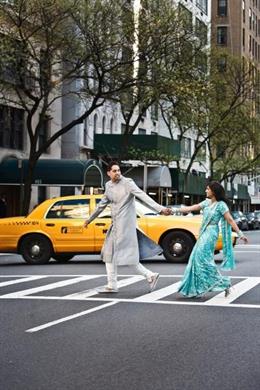 NYC Themed Indian Engagement Session by Nadia D. Photography