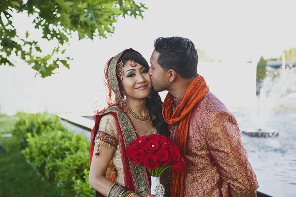 22a indian wedding kiss