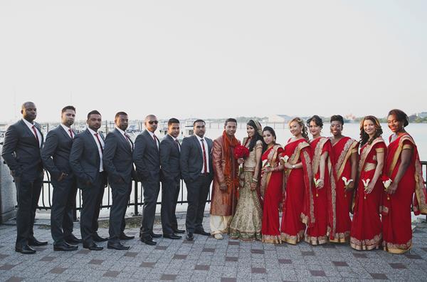 28a indian wedding bridal party