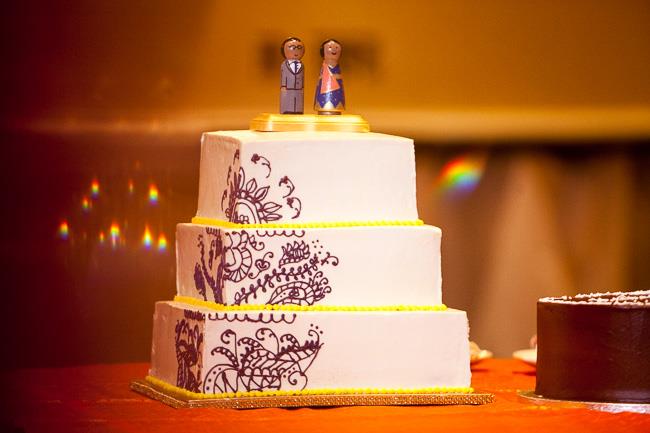 42a indian wedding bridal cake