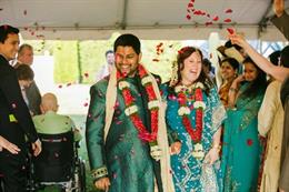 Cape Cod Themed Fusion Indian Wedding by Nicole Chan Photography