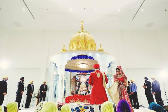5 sikh indian wedding gurdwara decor