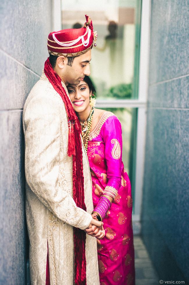 36a pink indian bridal sari