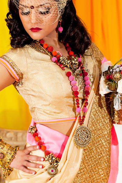6 indian wedding veil and makeup fashion