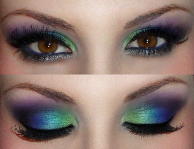 peacock makeup
