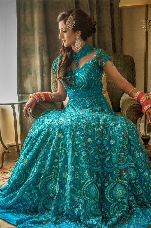 14a indian reception lengha