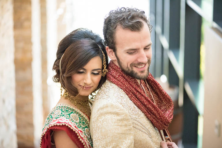 9a indian wedding couple