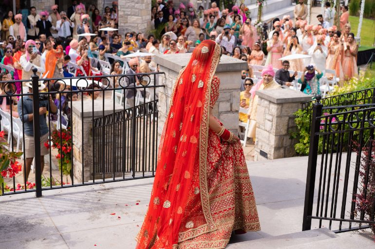 beautiful bridal entry