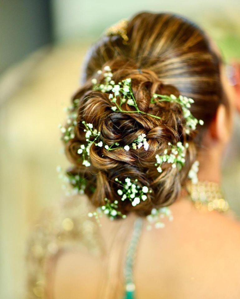 bridal bun - bhawjeet sawhney photography