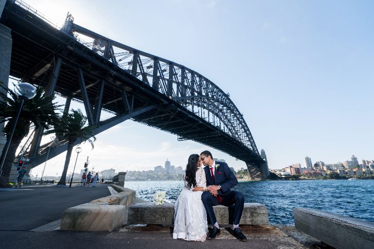 bride and groom