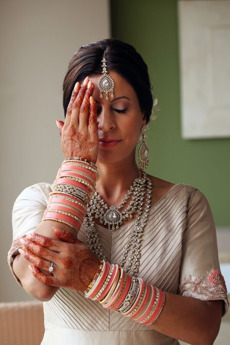 bride getting ready