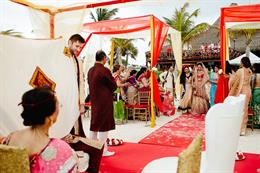 Elegant Mexico Indian Wedding By Ivan Luckie Photography