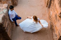 This Cute Indian Engagement Session By Weddings by Knotty Days Will Make Your Day