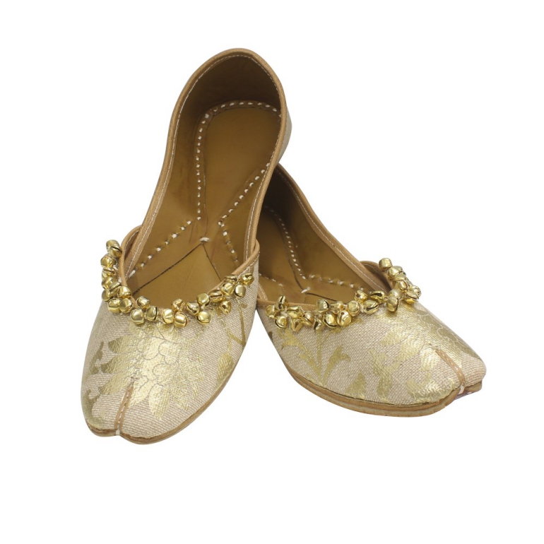 Golden Bridal Juttis