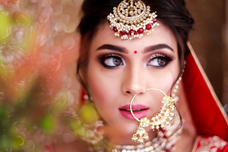 indian bridal beauty