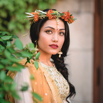 indian bridal hair