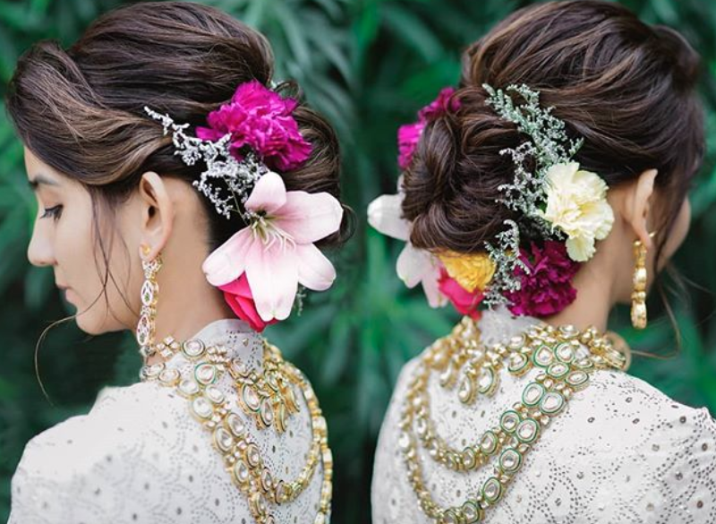 indian bridal hair