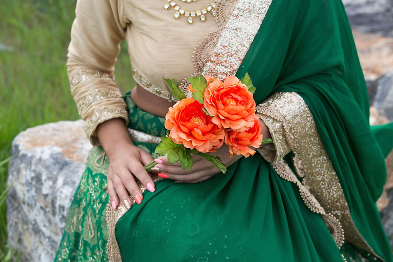 indian wedding portrait shoot