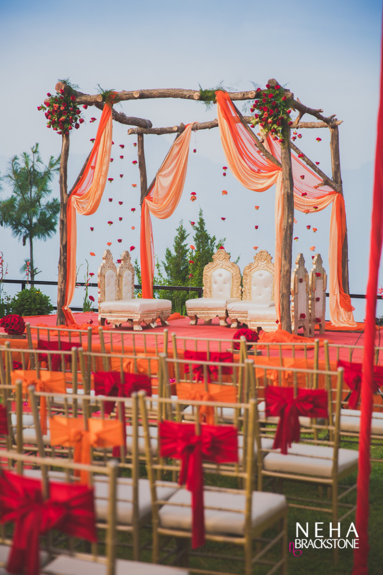 neha barackstone - rustic mandap