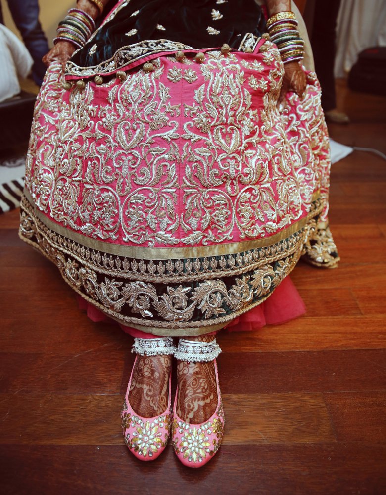 pink-flats-lehenga