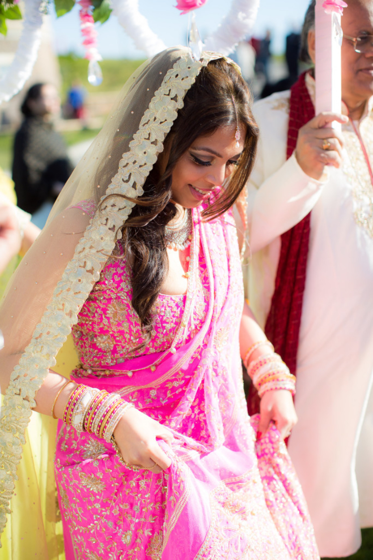 pink lehenga