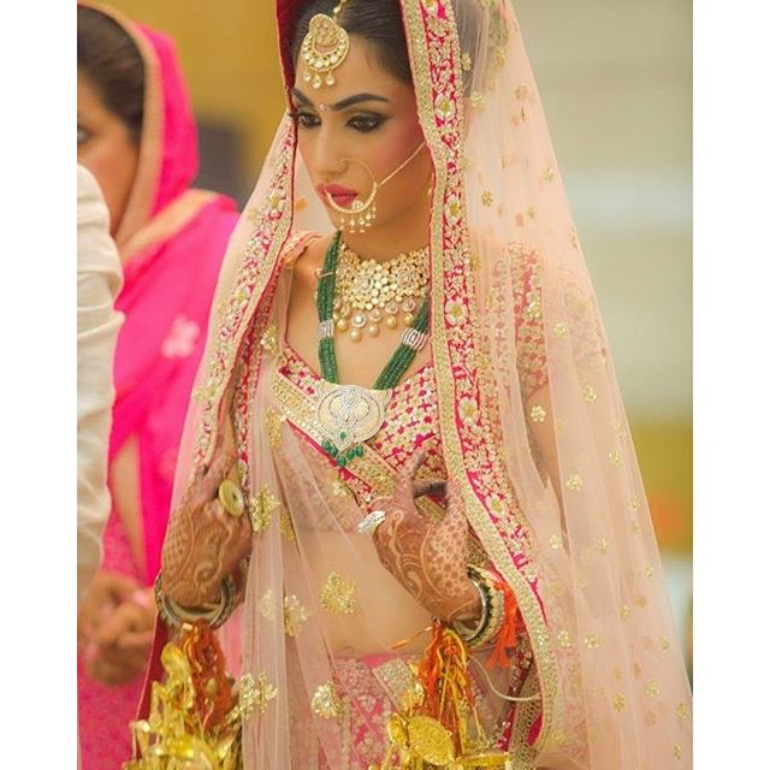 pink lehenga