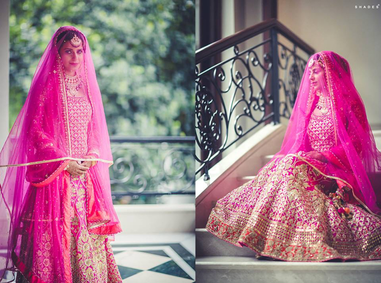 pink lehenga