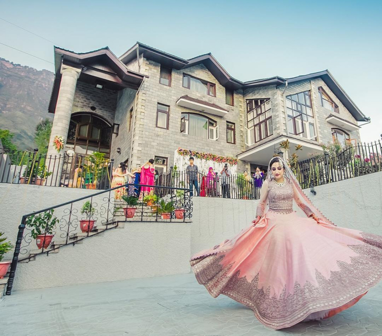 pink lehenga