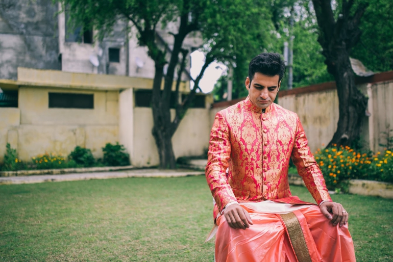 stylish groom