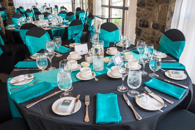 Teal and grey - RSVP events