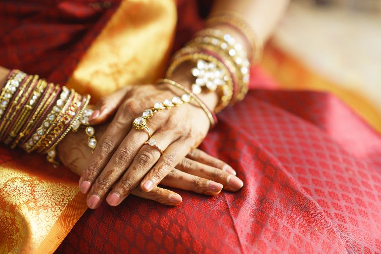 traditional south indian bride