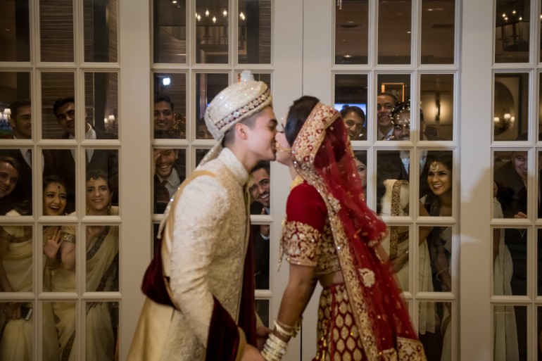 wedding kiss